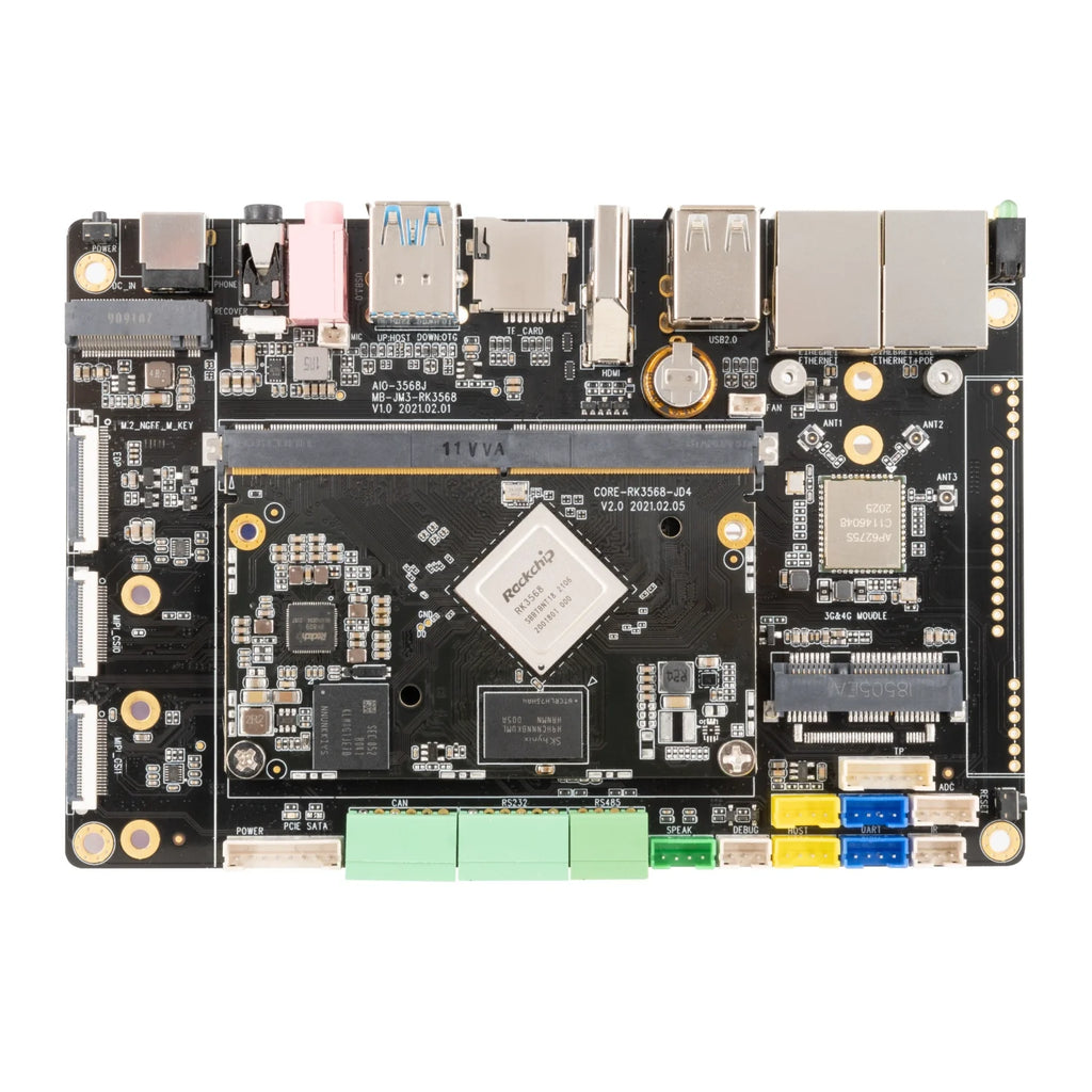 AIO-3568J Quad-Core ARM AI Motherboard
