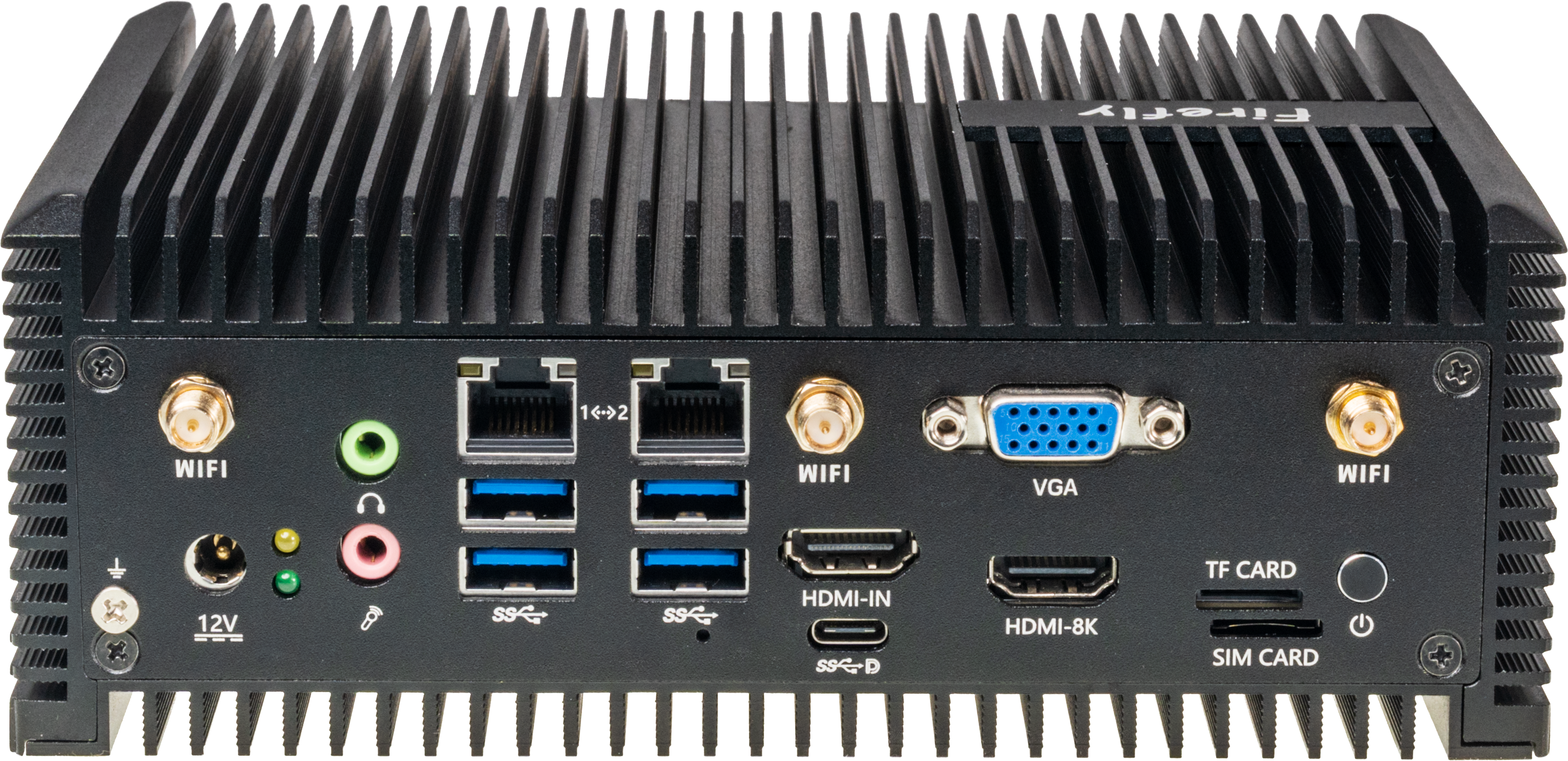 EC-A3588JQ Octa-Core AI Industrial Fanless Computer