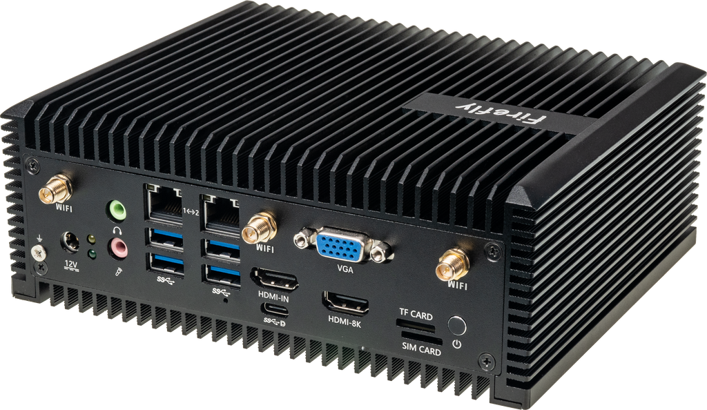 EC-A3588JQ Octa-Core AI Industrial Fanless Computer
