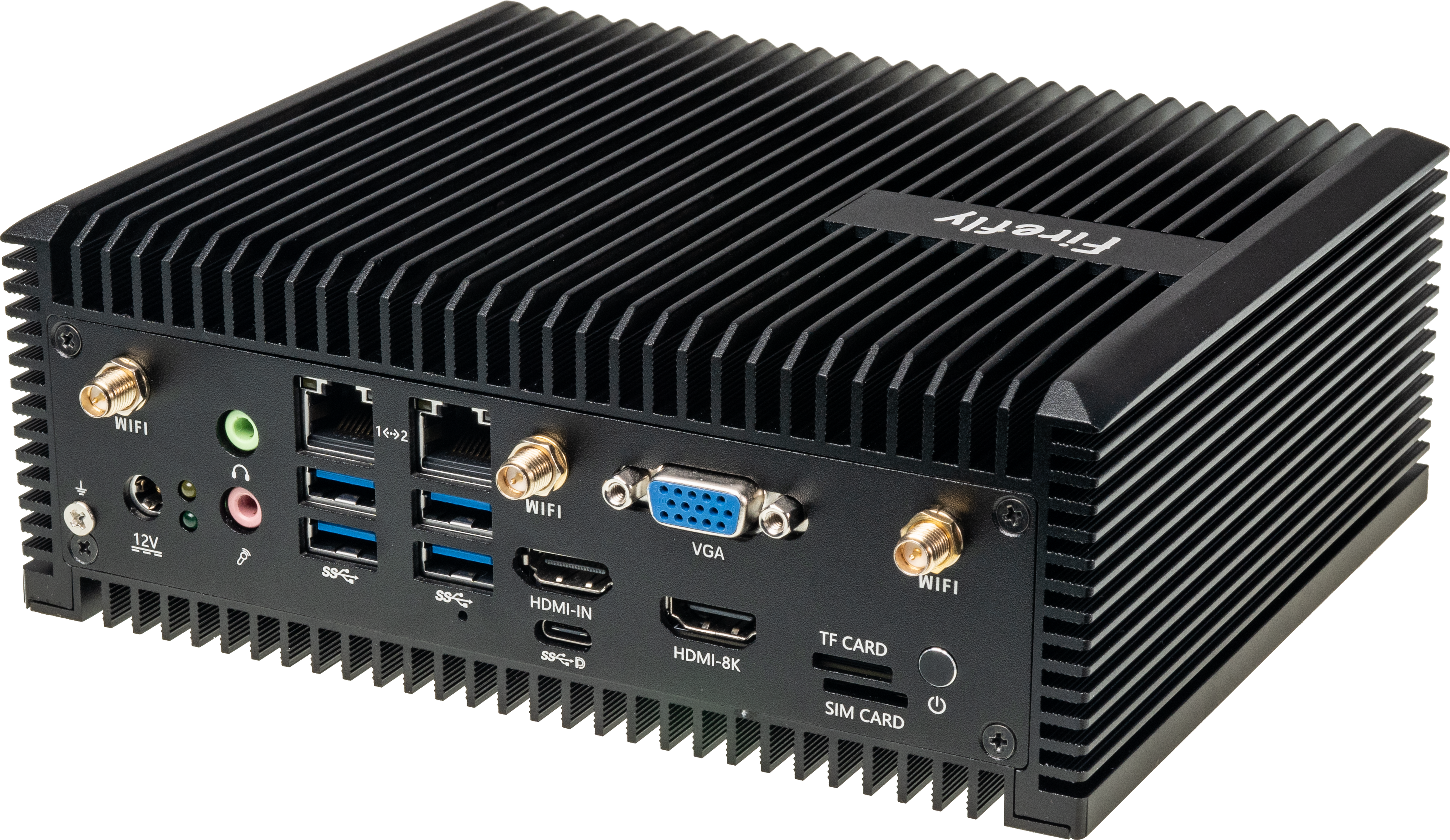 EC-A3588JQ Octa-Core AI Industrial Fanless Computer