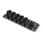 M.2 PCIe to 5-Port SATA 3.0 Expansion Card