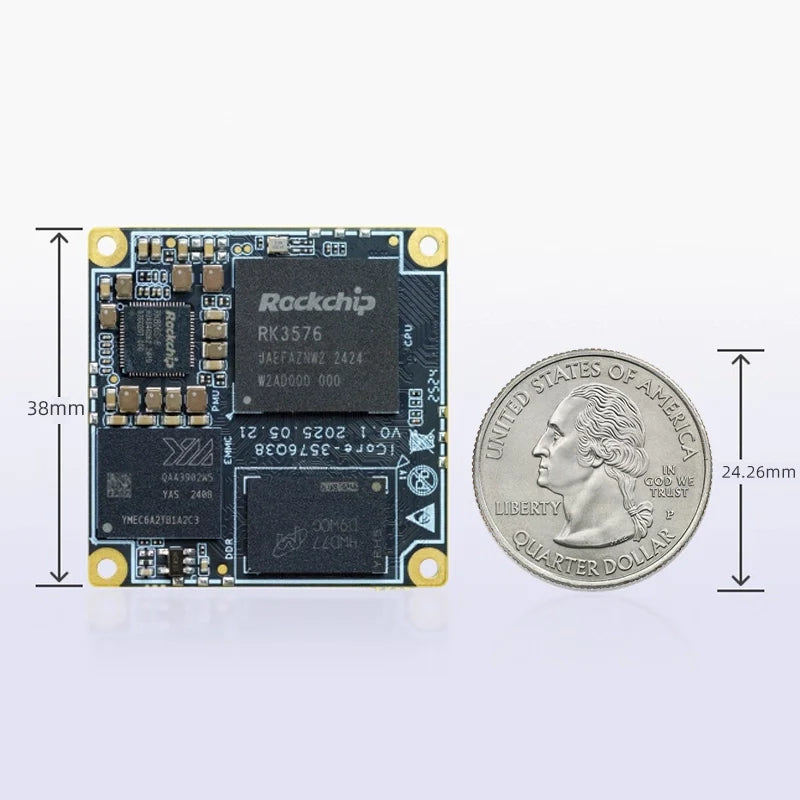 iCore-3576Q38 Industrial 38mm System On Module